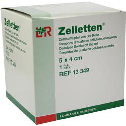 Eine weiße Schachtel mit der Aufschrift "Zelletten" und grüner Schrift.