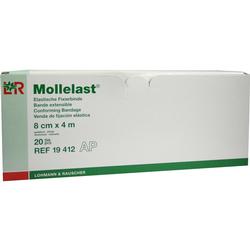 Eine Verpackung mit elastischen Fixierbinden der Marke Mollelast.