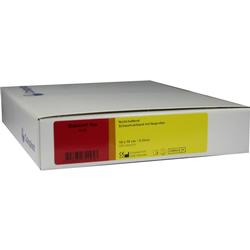 Eine weiße Verpackung mit der Aufschrift "Schaumverband mit Ibuprofen".